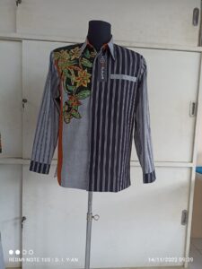 Baju Batik Lurik Kombinasi Terbaru