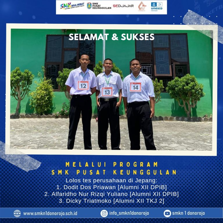 PELATIHAN PENYIAPAN MAGANG SISWA SMKN 1 DONOROJO KE JEPANG