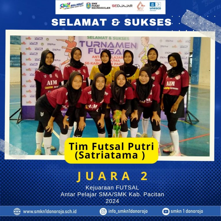 TURNAMEN FUTSAL ANTAR PELAJAR SE-KABUPATEN PACITAN TINGKAT SMA/K TAHUN 2024
