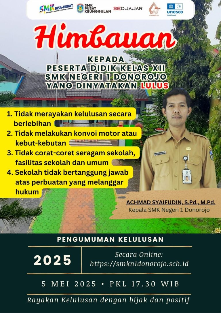 Pengumuman Kelulusan Tahun Pelajaran 2024-2025
