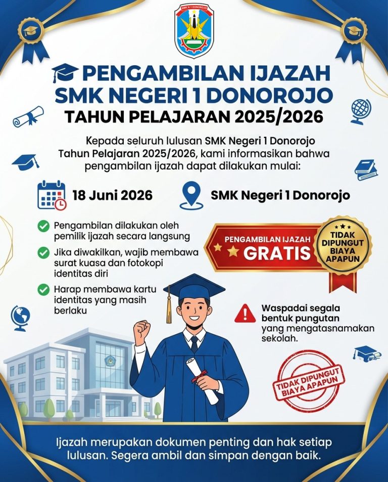Pelayanan Pengambilan IJAZAH Tahun Ajaran 2025-2026